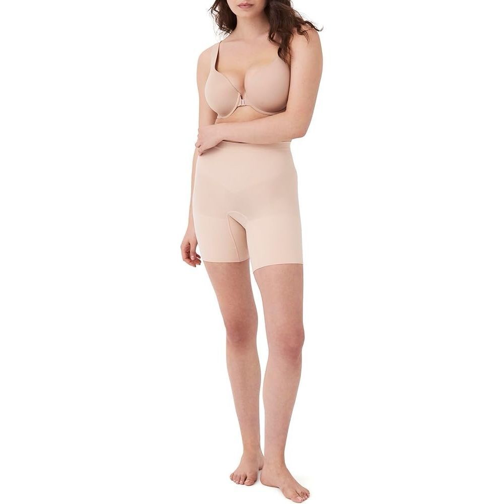 SPANX Seamless Power Short nude small shaper short